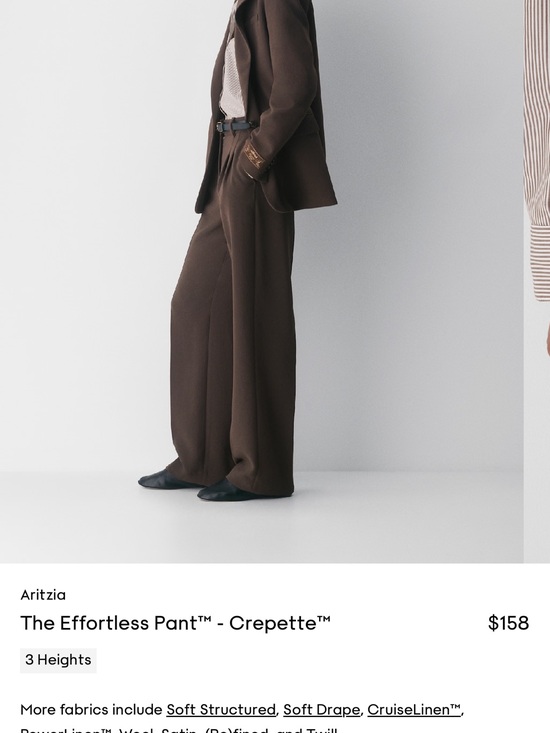Aritzia Pants - Aritzia The Effortless Pant™ — Dark Mocha Brown
